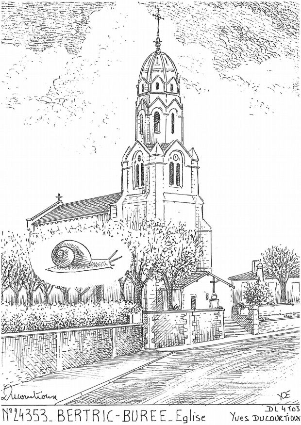 N 24353 - BERTRIC BUREE - église